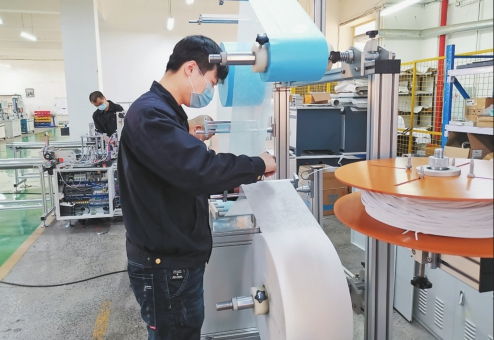 我省科技企業成功研發并交付全自動口罩機生產線，網絡科技研發助力抗疫生產